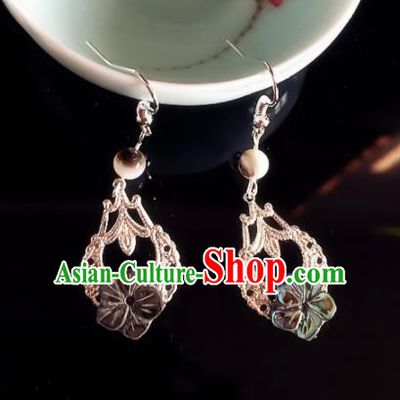 Chinese Ancient Hanfu Eardrop Jewelry Accessories Traditional Earrings for Women