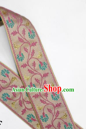 Chinese Traditional Flower Silk Fabric Brocade Embroidered Fabric Dress Material Chinese Traditional Flower Silk Fabric Brocade Embroidered Fabric Dress Material