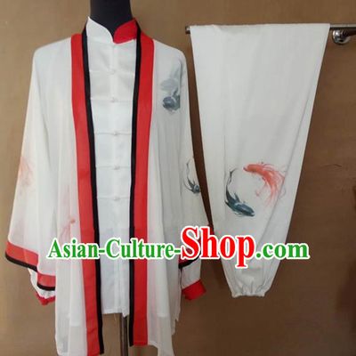 Chinese Traditional Martial Arts Costumes Tai Chi Tai Ji Kung Fu Training Clothing for Adults