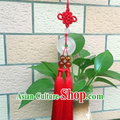 Chinese Traditional Jade Accessories Tassel Jade Pendant Ornaments