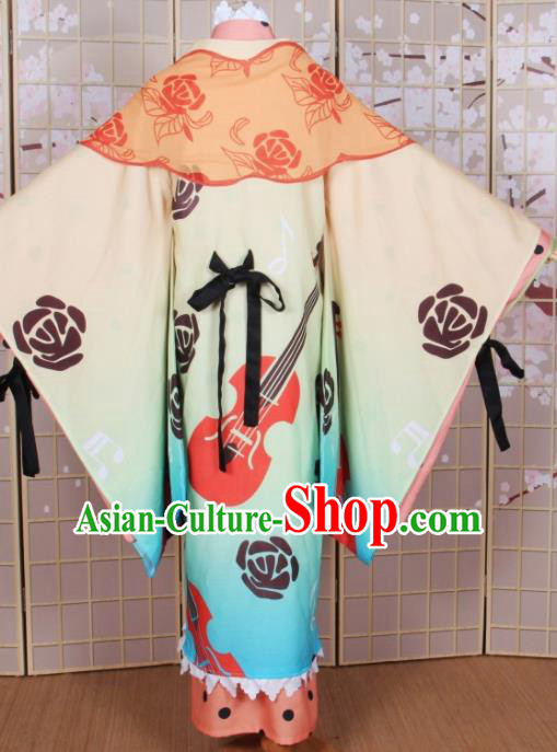 Top Grade Asian Cosplay Costumes Cartoon Characters Clothing Kimono Chinese Swordsman Hanfu Dress