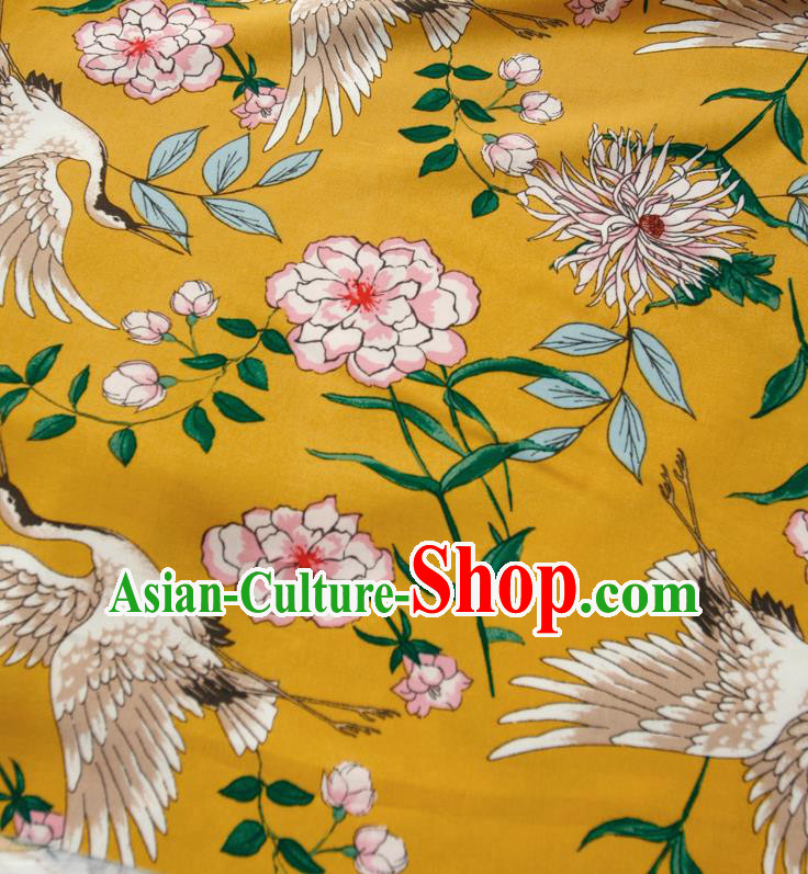 Chinese Traditional Flower Silk Fabric Brocade Embroidered Fabric Dress Material Chinese Traditional Flower Silk Fabric Brocade Embroidered Fabric Dress Material