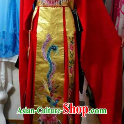 Chinese Traditional Beijing Opera Actress Empress Dress Ancient Peri Embroidered Costumes for Women