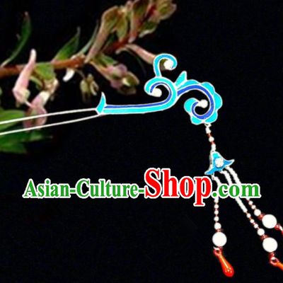 Chinese Traditional Ancient Princess Tassel Hairpins Beijing Opera Hair Accessories for Women
