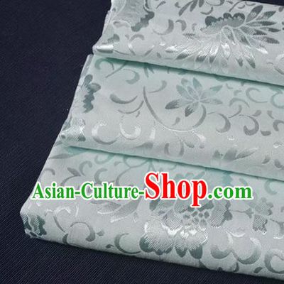 Chinese Royal Brocade Palace Style Traditional Lotus Pattern Design Silk Fabric Chinese Fabric Asian Material