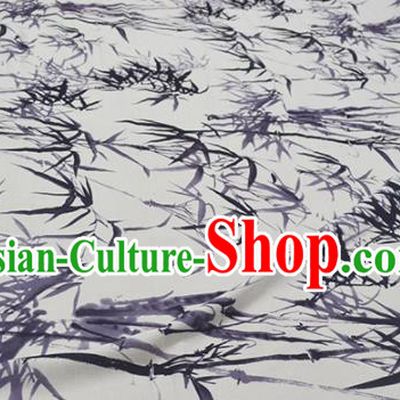 Chinese Royal Brocade Palace Traditional Printing Bamboo Silk Fabric Chinese Fabric Asian Material