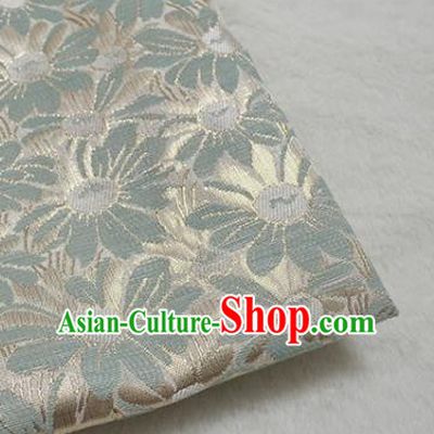 Chinese Royal Green Brocade Palace Traditional Silk Fabric Chinese Fabric Asian Material