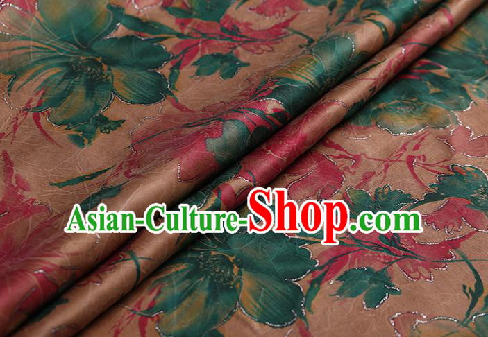 Chinese Traditional Silk Fabric Brocade Embroidered Fabric Dress Material Gambiered Canton Gauze Chinese Traditional Silk Fabric Brocade Embroidered Fabric Dress Material Gambiered Canton Gauze