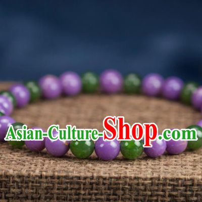 Chinese Traditional Jewelry Accessories Ancient Hanfu Hetian Jade Bracelet for Women