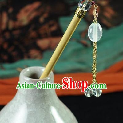 Chinese Traditional Hanfu Sandalwood Hair Clip Hair Accessories Ancient Classical Hairpins for Women