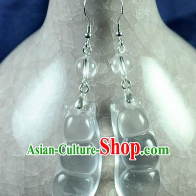 Chinese Traditional Jewelry Accessories Ancient Hanfu Pea Earrings for Women