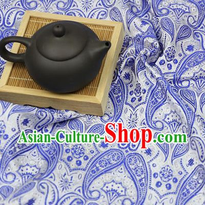 Asian Chinese Traditional Fabric Material Brocade Classical Pattern Design Satin Drapery