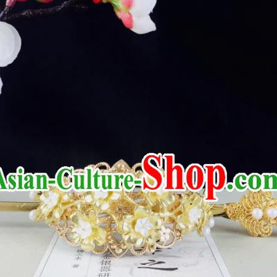 Chinese Classical Hairpins Hair Crown Traditional Ancient Hair Clip for Women