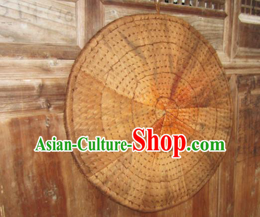 Chinese Traditional Handmade Craft Straw Braid Handicraft Bamboo Hat Chinese Traditional Handmade Craft Straw Braid Handicraft Bamboo Hat