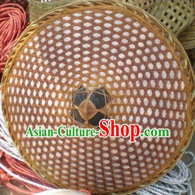 Chinese Traditional Handmade Craft Asian Bamboo Hat Bamboo Split Hat