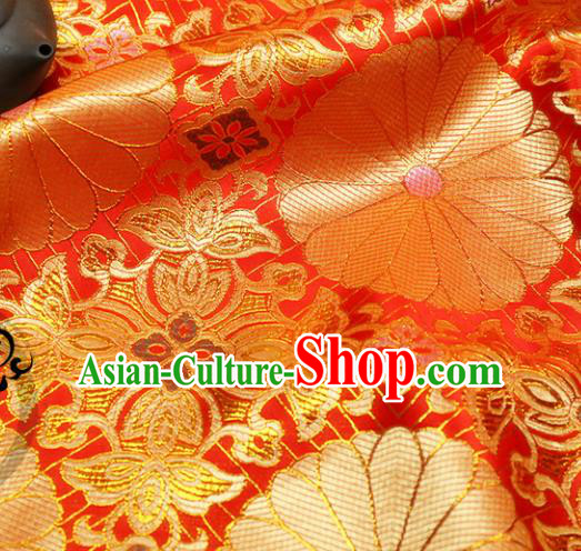Chinese Traditional Flower Silk Fabric Brocade Embroidered Fabric Dress Material Chinese Traditional Flower Silk Fabric Brocade Embroidered Fabric Dress Material