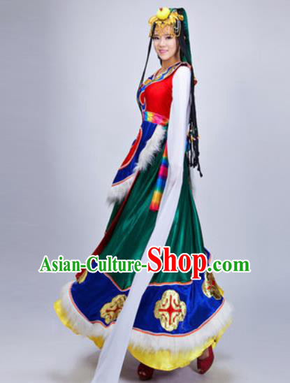 Traditional Chinese Fan Dance Folk Dance Costume Classical Yangko Dance Classical Dance Dress Traditional Chinese Fan Dance Folk Dance Costume Classical Yangko Dance Classical Dance Dress