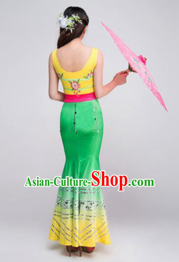 Traditional Chinese Fan Dance Folk Dance Costume Classical Yangko Dance Classical Dance Dress Traditional Chinese Fan Dance Folk Dance Costume Classical Yangko Dance Classical Dance Dress