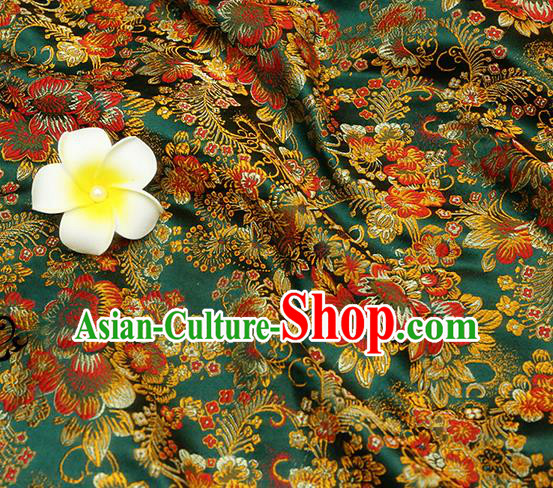 Chinese Traditional Flower Silk Fabric Brocade Embroidered Fabric Dress Material Chinese Traditional Flower Silk Fabric Brocade Embroidered Fabric Dress Material