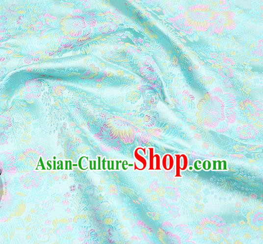 Chinese Traditional Flower Silk Fabric Brocade Embroidered Fabric Dress Material