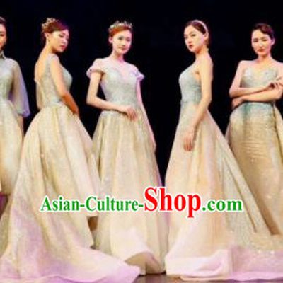 Top Grade Modern Dance Full Dress Stage Performance Costume for Women