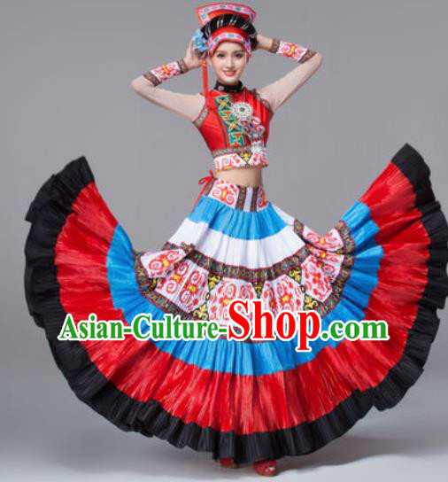 Traditional Chinese Fan Dance Folk Dance Costume Classical Yangko Dance Classical Dance Dress Traditional Chinese Fan Dance Folk Dance Costume Classical Yangko Dance Classical Dance Dress