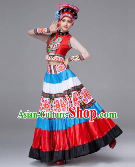 Traditional Chinese Fan Dance Folk Dance Costume Classical Yangko Dance Classical Dance Dress Traditional Chinese Fan Dance Folk Dance Costume Classical Yangko Dance Classical Dance Dress