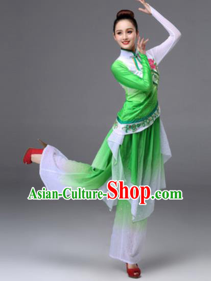Traditional Chinese Fan Dance Folk Dance Costume Classical Yangko Dance Classical Dance Dress Traditional Chinese Fan Dance Folk Dance Costume Classical Yangko Dance Classical Dance Dress