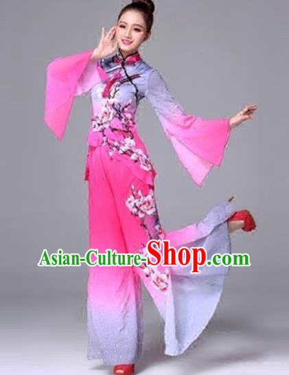 Traditional Chinese Fan Dance Folk Dance Costume Classical Yangko Dance Classical Dance Dress Traditional Chinese Fan Dance Folk Dance Costume Classical Yangko Dance Classical Dance Dress