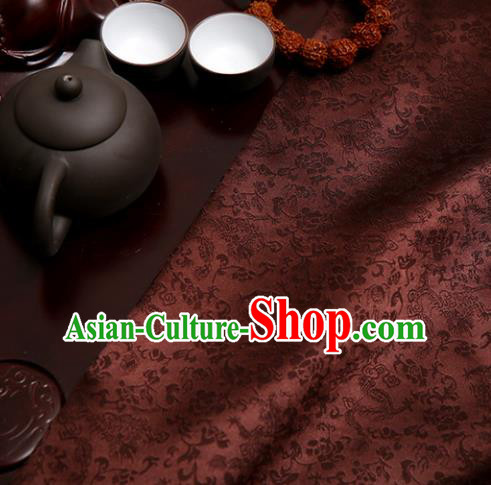 Chinese Traditional Flower Silk Fabric Brocade Embroidered Fabric Dress Material Chinese Traditional Flower Silk Fabric Brocade Embroidered Fabric Dress Material