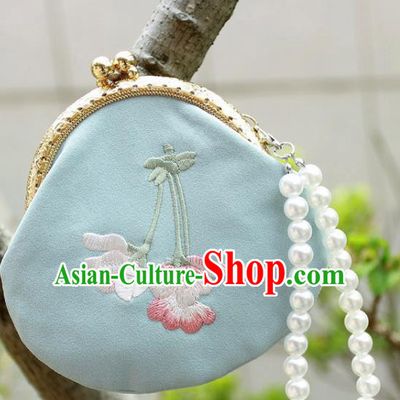 Chinese Traditional Handmade Embroidered Change Purse Retro Coin Purse for Women