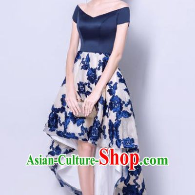 Top Grade Handmade Catwalks Costumes Compere Full Dress for Women