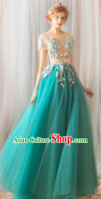 Top Grade Handmade Wedding Costumes Bride Veil Dress Princess Wedding Gown for Women