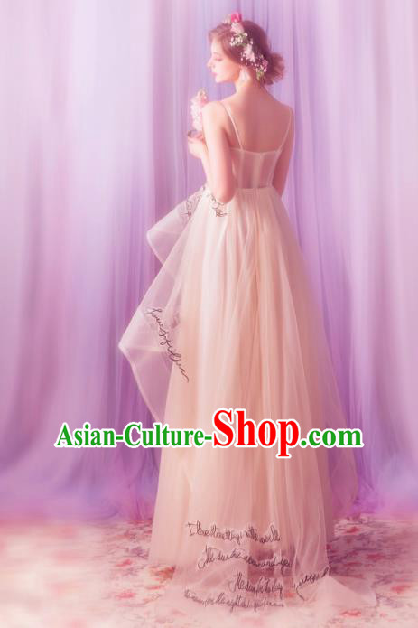 Top Grade Compere Costume Handmade Catwalks Bride Lilac Formal Dress for Women Top Grade Compere Costume Handmade Catwalks Bride Lilac Formal Dress for Women