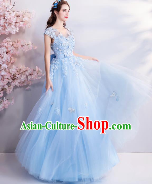 Chinese Traditional Red Cheongsam Wedding Bride Costume Compere Full Dress for Women