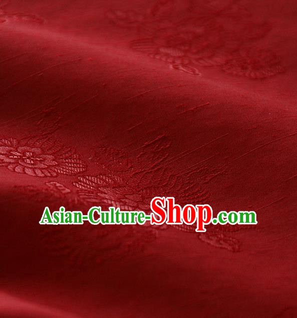 Asian Traditional Palace Style Drapery Chinese Royal Pattern Design Brocade Korean Hanbok Fabric Silk Fabric Material