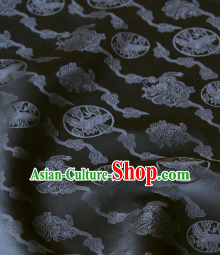 Asian Traditional Palace Drapery Korean Hanbok Royal Pattern Design Brocade Satin Fabric Chinese Tang Suit Silk Fabric Material Asian Traditional Palace Drapery Korean Hanbok Royal Pattern Design Brocade Satin Fabric Chinese Tang Suit Silk Fabric Material