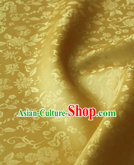 Asian Traditional Palace Drapery Korean Hanbok Royal Pattern Design Brocade Satin Fabric Chinese Tang Suit Silk Fabric Material Asian Traditional Palace Drapery Korean Hanbok Royal Pattern Design Brocade Satin Fabric Chinese Tang Suit Silk Fabric Material