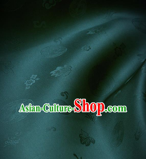 Asian Traditional Palace Drapery Korean Hanbok Royal Pattern Design Brocade Satin Fabric Chinese Tang Suit Silk Fabric Material Asian Traditional Palace Drapery Korean Hanbok Royal Pattern Design Brocade Satin Fabric Chinese Tang Suit Silk Fabric Material