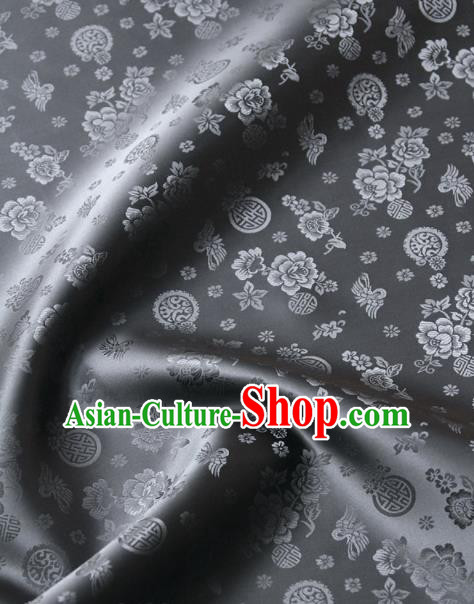 Asian Chinese Traditional Palace Drapery Chinese Royal Pattern Design Brocade Satin Fabric Tang Suit Silk Fabric Material Asian Chinese Traditional Palace Drapery Chinese Royal Pattern Design Brocade Satin Fabric Tang Suit Silk Fabric Material