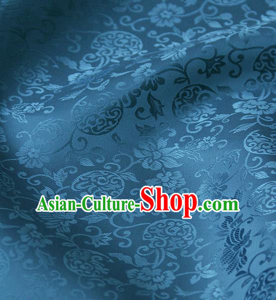 Asian Traditional Palace Drapery Korean Hanbok Royal Pattern Design Brocade Satin Fabric Chinese Tang Suit Silk Fabric Material