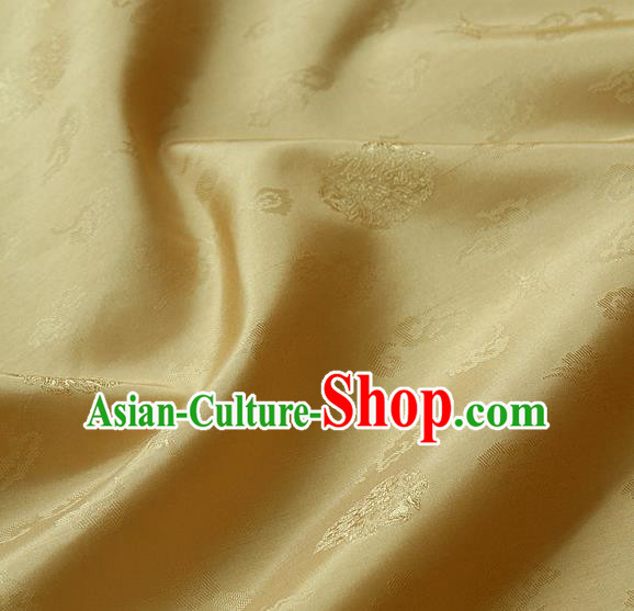 Asian Traditional Palace Drapery Korean Hanbok Royal Pattern Design Brocade Satin Fabric Chinese Tang Suit Silk Fabric Material