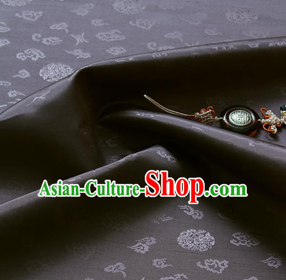 Asian Traditional Palace Drapery Korean Hanbok Royal Pattern Design Brocade Satin Fabric Chinese Tang Suit Silk Fabric Material
