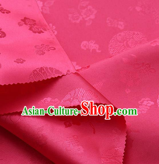 Asian Traditional Palace Drapery Korean Hanbok Royal Pattern Design Brocade Satin Fabric Chinese Tang Suit Silk Fabric Material Asian Traditional Palace Drapery Korean Hanbok Royal Pattern Design Brocade Satin Fabric Chinese Tang Suit Silk Fabric Material