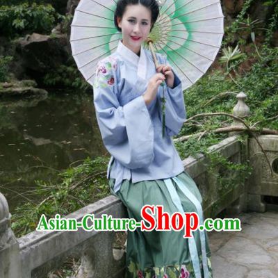 Traditional Chinese Ming Dynasty Nobility Lady Historical Costumes Ancient Countess Embroidered Hanfu Dress for Women