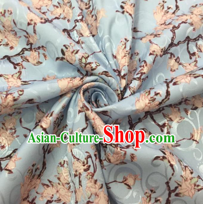 Chinese Traditional Flower Silk Fabric Brocade Embroidered Fabric Dress Material Chinese Traditional Flower Silk Fabric Brocade Embroidered Fabric Dress Material