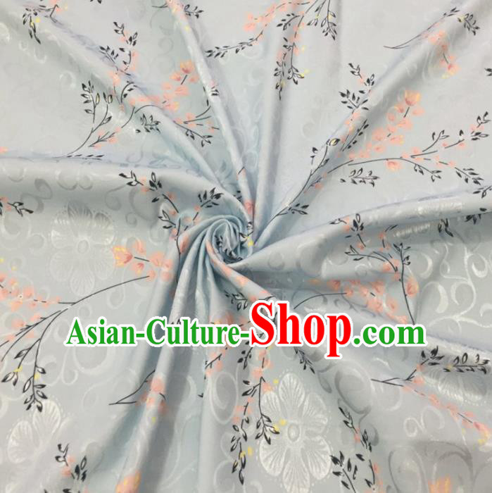 Chinese Traditional Flower Silk Fabric Brocade Embroidered Fabric Dress Material Chinese Traditional Flower Silk Fabric Brocade Embroidered Fabric Dress Material