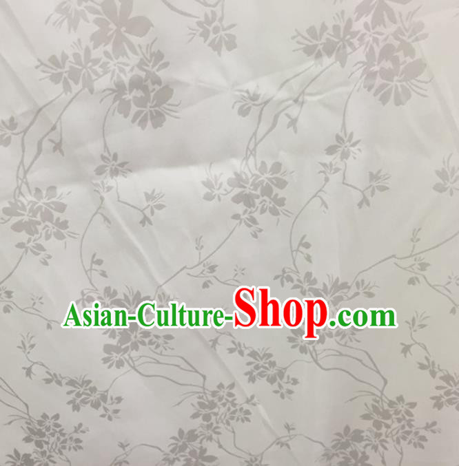 Chinese Traditional Flower Silk Fabric Brocade Embroidered Fabric Dress Material