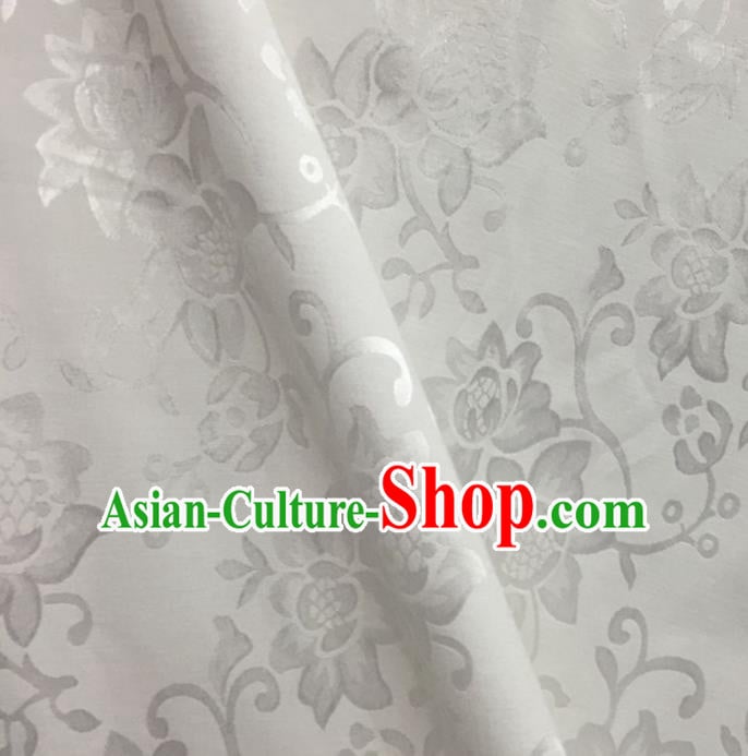 Chinese Traditional Flower Silk Fabric Brocade Embroidered Fabric Dress Material Chinese Traditional Flower Silk Fabric Brocade Embroidered Fabric Dress Material