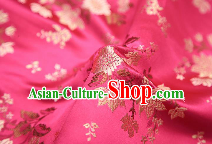 Chinese Traditional Flower Silk Fabric Brocade Embroidered Fabric Dress Material Chinese Traditional Flower Silk Fabric Brocade Embroidered Fabric Dress Material